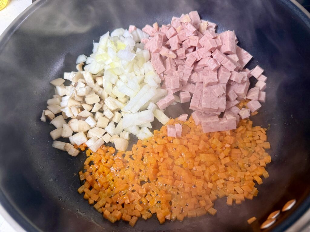 햄야채볶음밥 순서2