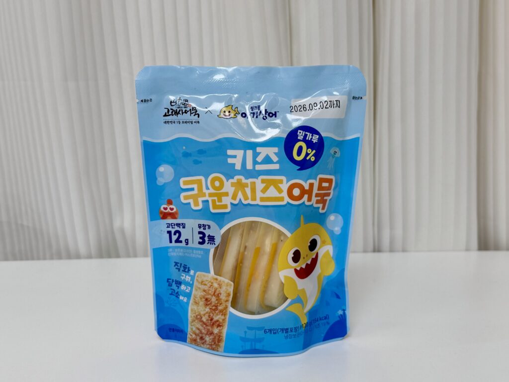고래사 치즈어묵 제품 정면